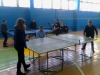 5 марта в школе прошли соревнования по настольному теннису. 